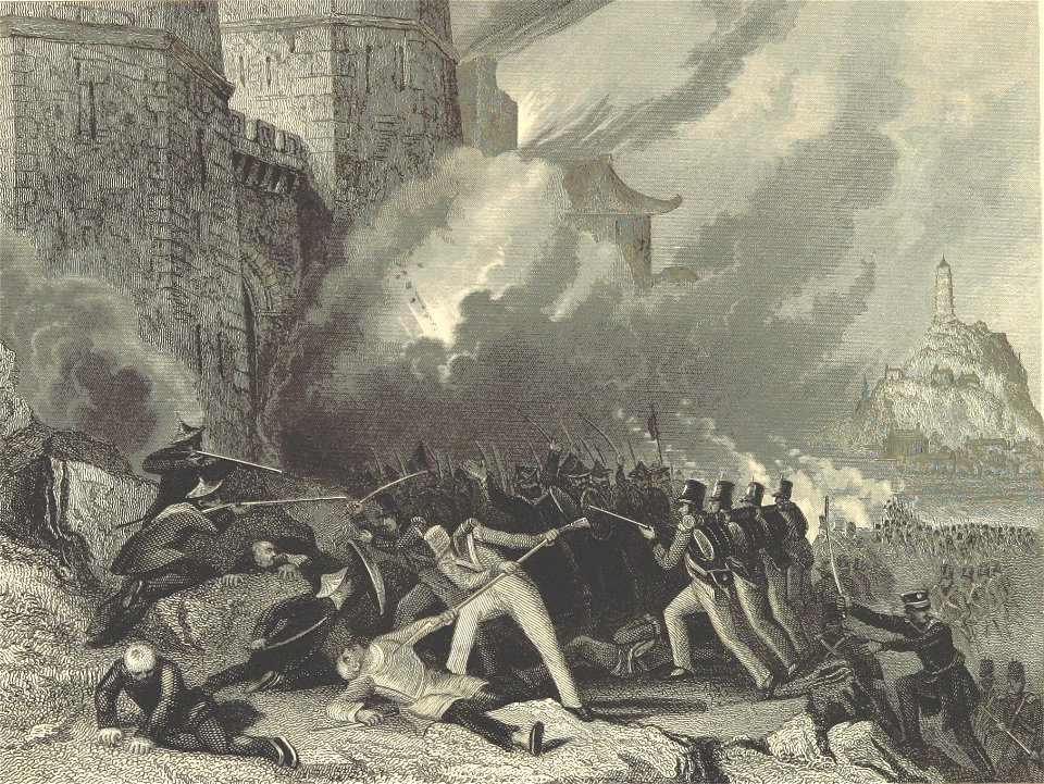 British troops capture Chin-Keang-Foo