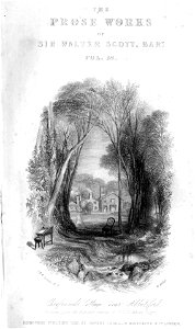 Chiefswood Cottage vol 18 engraving by William Miller after Turner R541