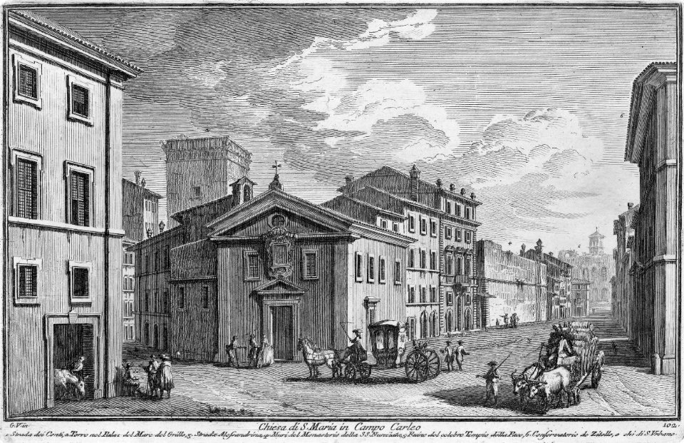 Chiesa di S. Maria in Campo Carleo - Plate 102 - Giuseppe Vasi