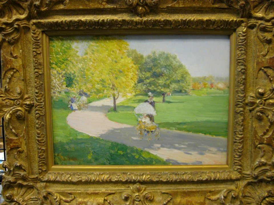 Childe Hassam - Nurses in the Park - 32.2007 - Fogg Museum