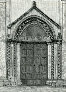 Chieti porta dellex chiesa del Carmine