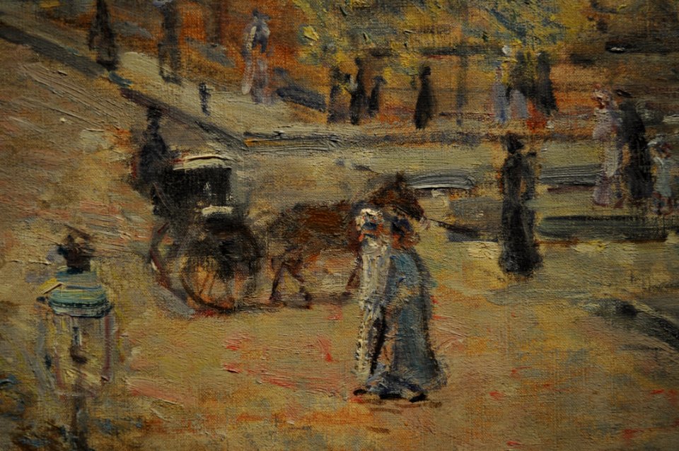 Childe Hassam - Spring on West 78th Street detail 01