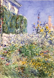 Childe Hassam - Thaxter's Garden - 1929.6.54 - Smithsonian American Art Museum