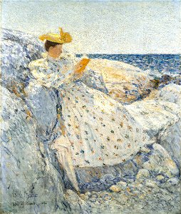 Childe Hassam - Summer Sunlight (Isles of Shoals) - Google Art Project. Free illustration for personal and commercial use.