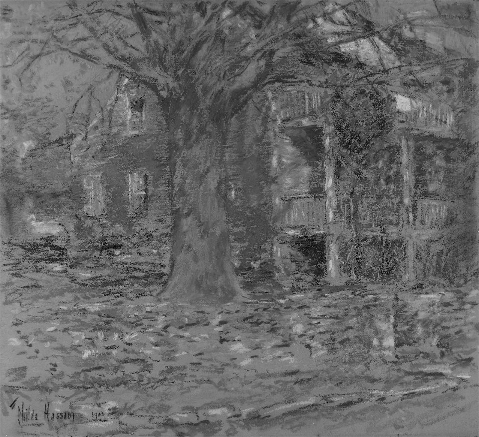 Childe Hassam - The Old Holley House - 65.1299 - Museum of Fine Arts