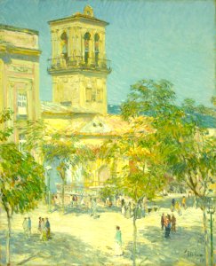 Childe Hassam - Street of the Great Captain, Córdoba - 100-1974 - Saint Louis Art Museum