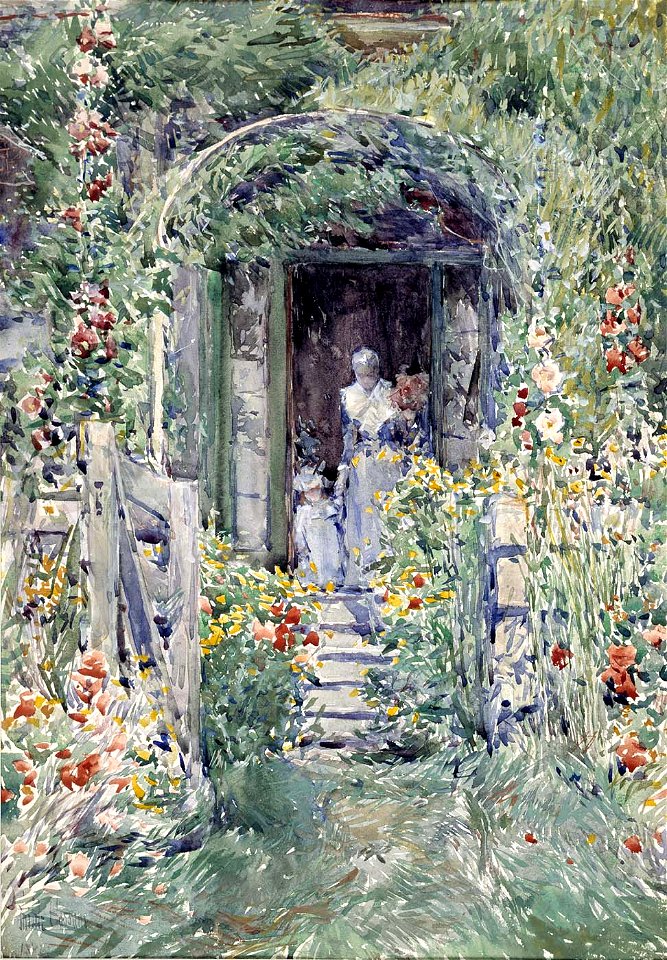 Childe Hassam - The Garden in Its Glory - 1929.6.56 - Smithsonian American Art Museum