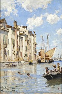 Children Bathing (Carl Skånberg) - Nationalmuseum - 18901