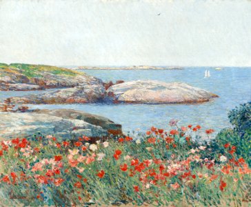 Childe Hassam, Poppies, Isles of Shoals, 1891