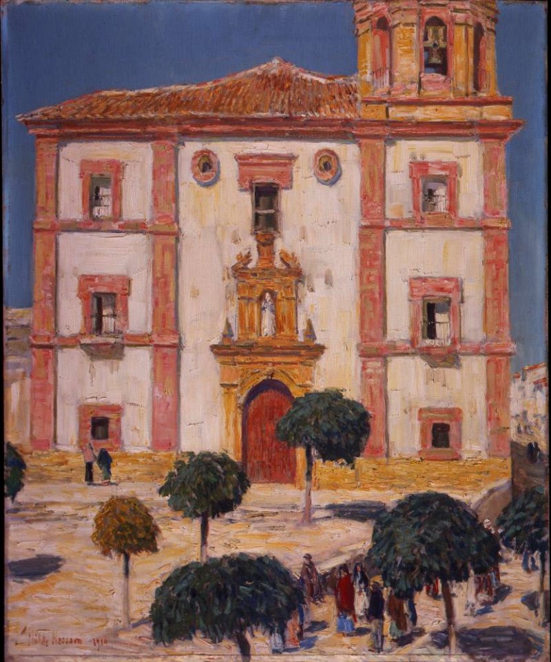 Childe Hassam, American (1859-1935) - Church, Ronda - A2143 - Hispanic Society of America