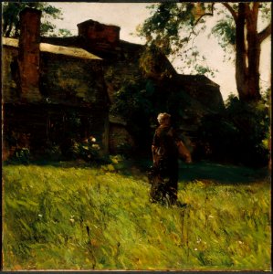 Childe Hassam - Old Fairbanks House, Dedham, Massachusetts - 1982.386 - Museum of Fine Arts
