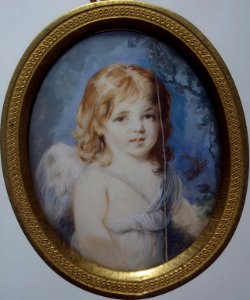 Child as Cupid by A.C.Ritt. Free illustration for personal and commercial use.