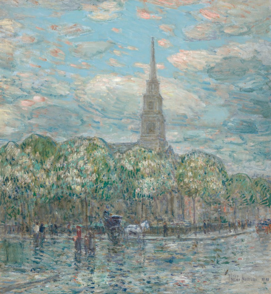 Childe Hassam - St. Mark’s in the Bowery - 1932.304 - Yale University Art Gallery