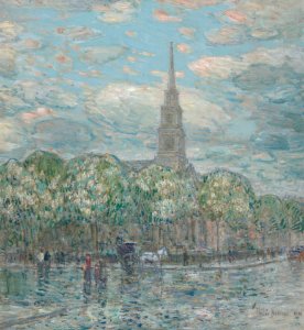 Childe Hassam - St. Mark’s in the Bowery - 1932.304 - Yale University Art Gallery