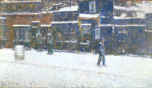 Childe Hassam - The Messenger Boy - 03.002 - Rhode Island School of Design Museum