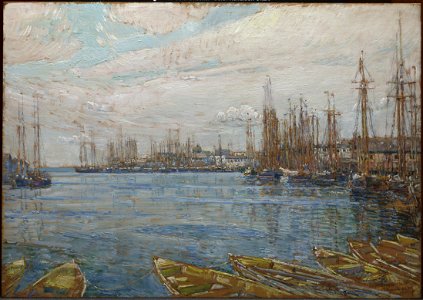 Childe Hassam - Harbor of a Thousand Masts - 2012.48 - Dallas Museum of Art