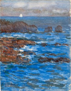 Childe Hassam Cliffs and Sea 1903