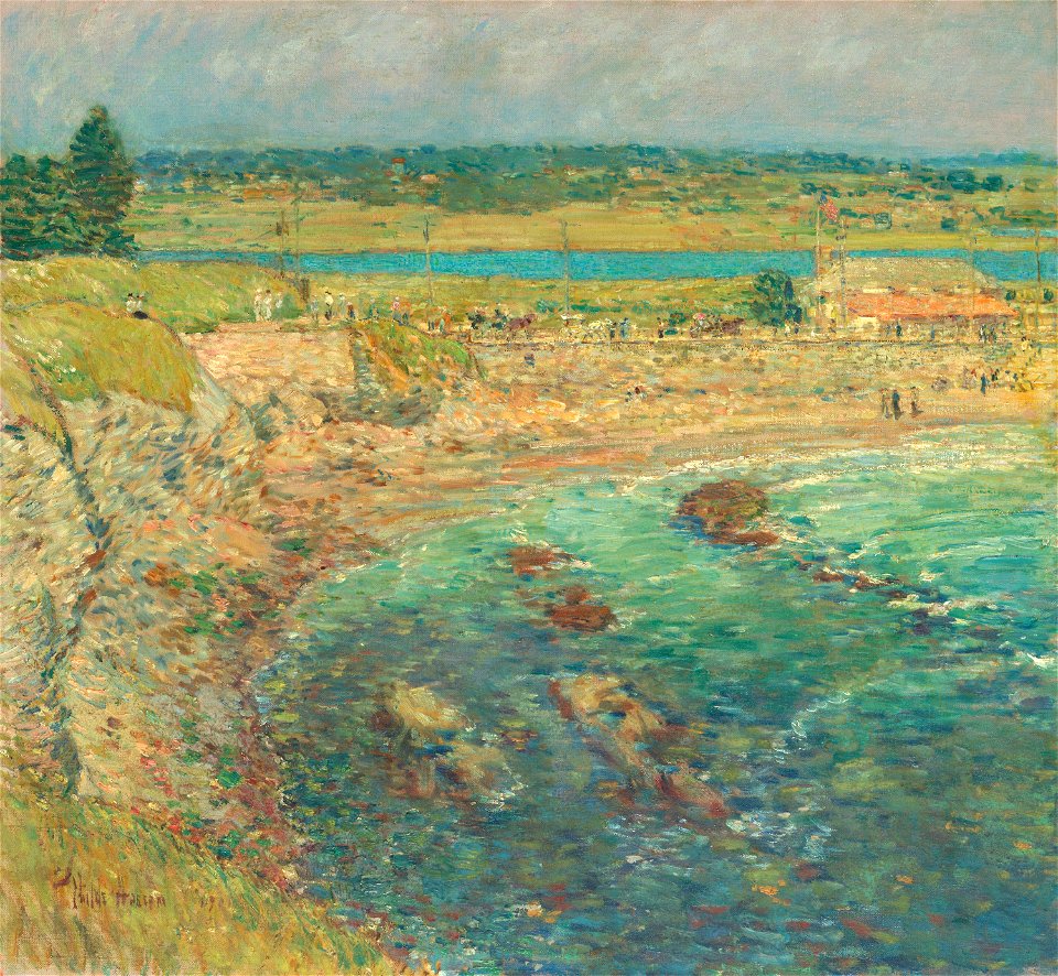 Childe Hassam - Bailey's Beach, Newport, R.I. - 1936.243 - Art Institute of Chicago