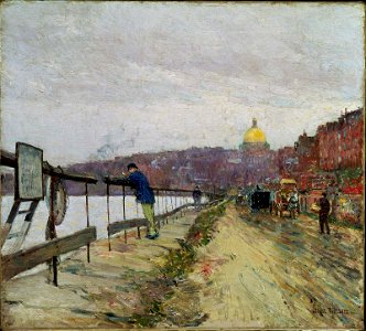 Childe Hassam - Charles River and Beacon Hill - 1978.178 - Museum of Fine Arts