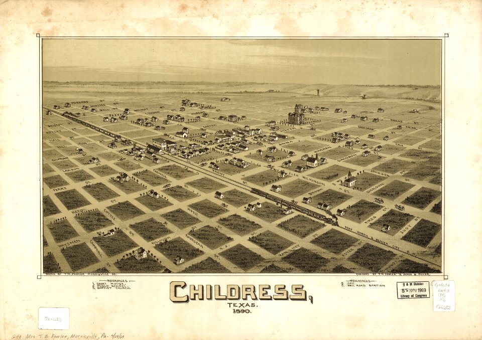 Childress, Texas 1890 LOC gm70000620