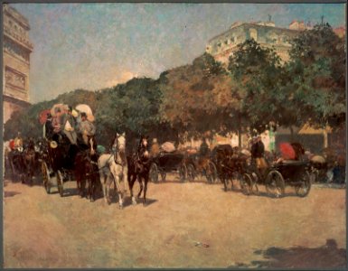 Childe Hassam - Grand Prix Day - 64.983 - Museum of Fine Arts