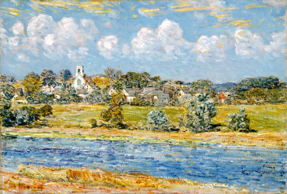 Childe Hassam - Landscape at Newfields, New Hampshire - 85.176 - Museum of Fine Arts, Houston
