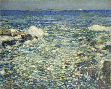 Childe Hassam - Surf, Isles of Shoals. Free illustration for personal and commercial use.