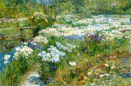 Childe Hassam The Water Garden 1909