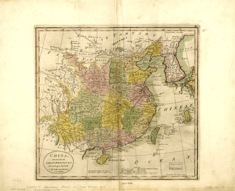 China divided into its great provinces according to the best authorities LOC 2006629385