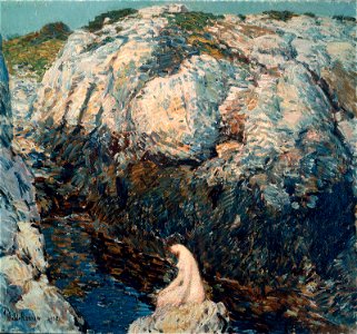 Childe Hassam - The Lady of the Gorge - 19.1324 - Museum of Fine Arts