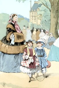 Children in the Tuileries Gardens, 1859