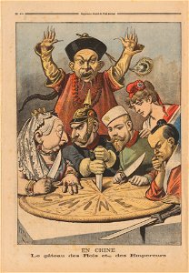 China, the cake of kings and emperors, Le Petit Journal 1898