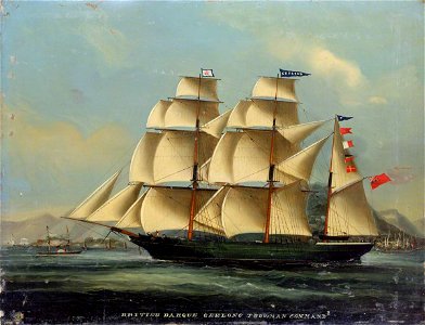 Chinese School - The Barque 'Geelong' - BHC3356 - Royal Museums Greenwich. Free illustration for personal and commercial use.