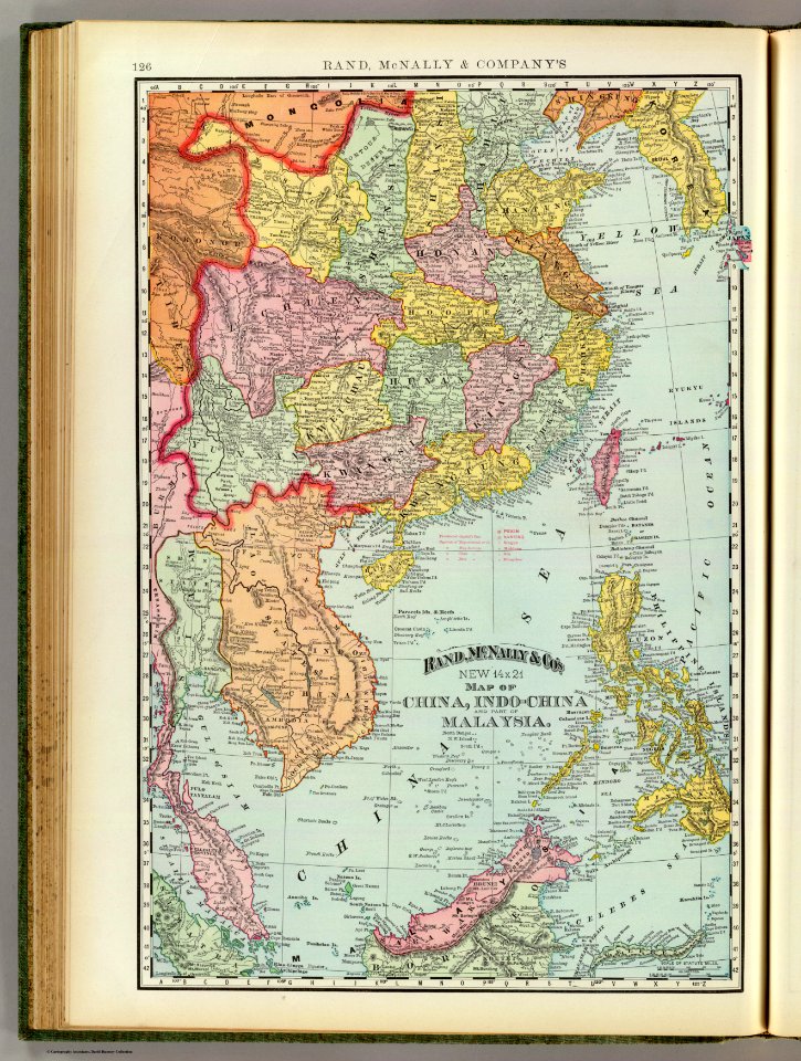 China, Indo-China, Malaysia