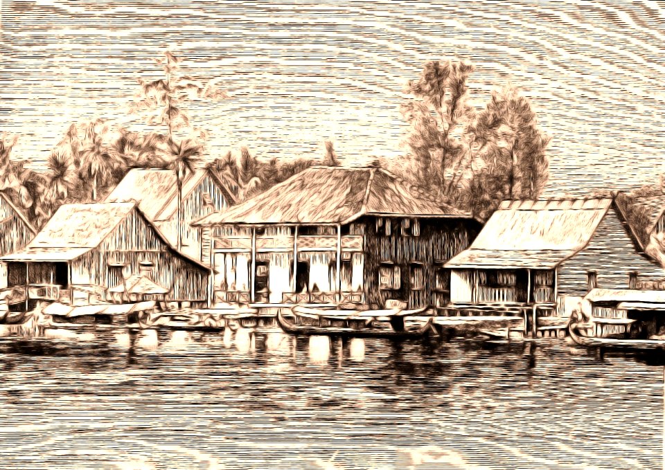 Chinese-wijk-te-Bandjermasi