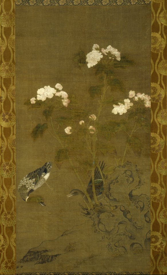 Chinese - Peonies and Ducks - P29w6 - Isabella Stewart Gardner Museum