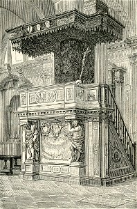 Chioggia pulpito della Cattedrale