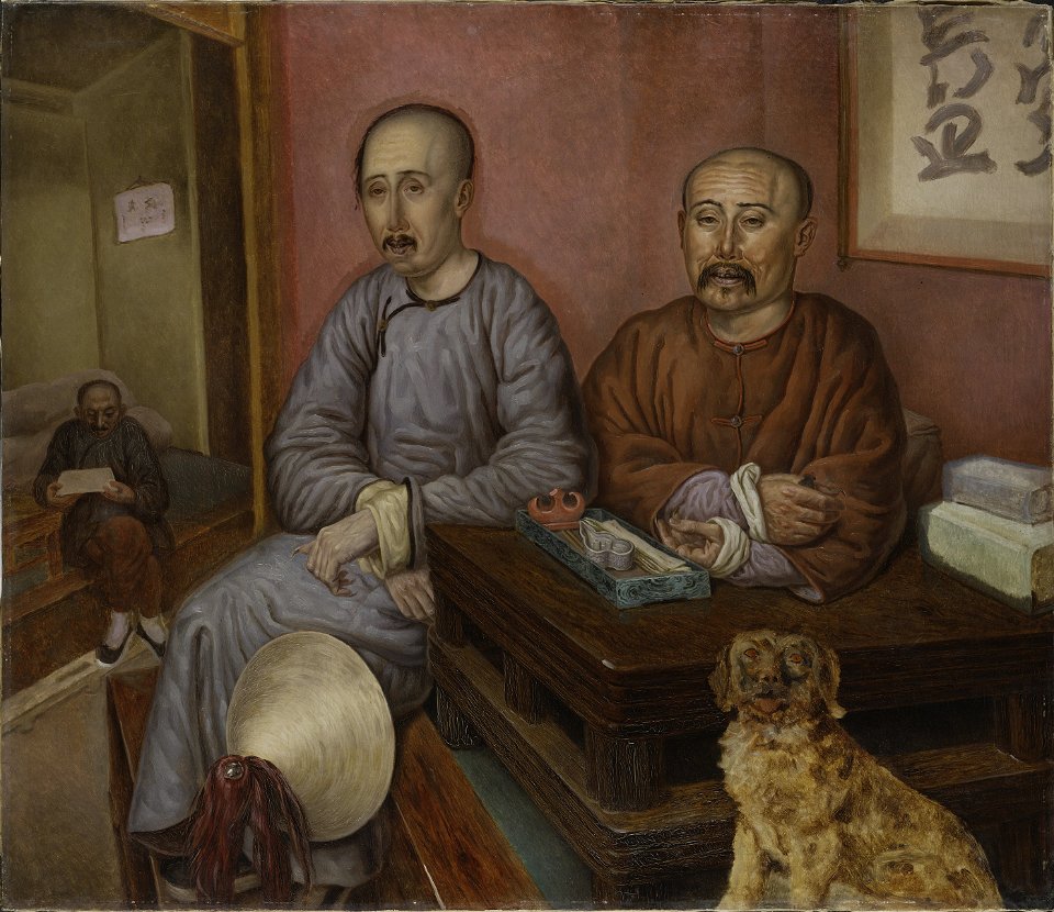 Chinese Merchants (Carl Peter Mazer) - Nationalmuseum - 22421