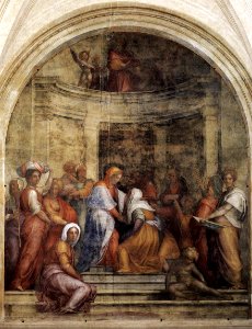 Chiostro dei voti, pontormo, visitazione