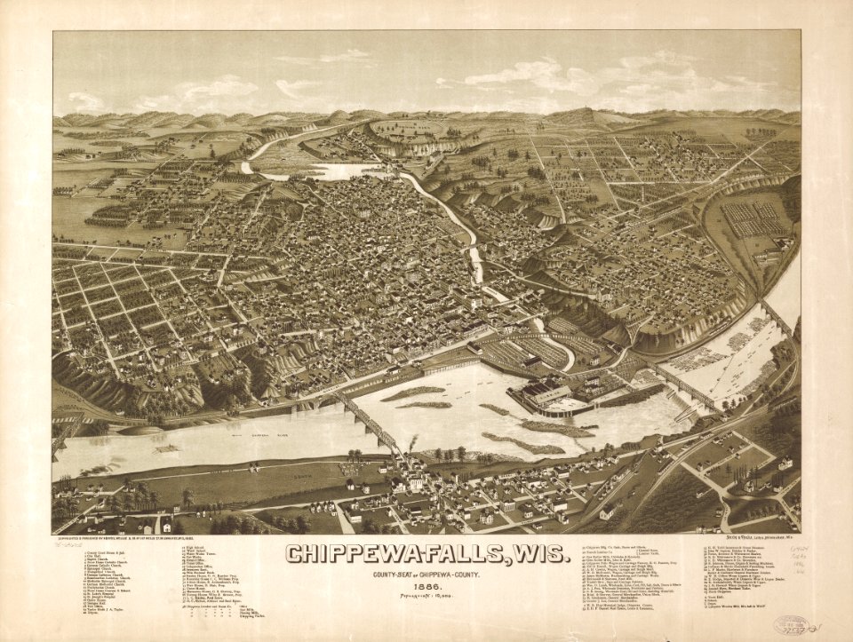Chippewa-Falls, Wis., county-seat of Chippewa-County 1886. LOC 75696705