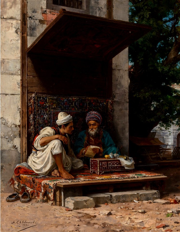 Un écrivain public á Constantinople by Stanislaus von Chlebowski
