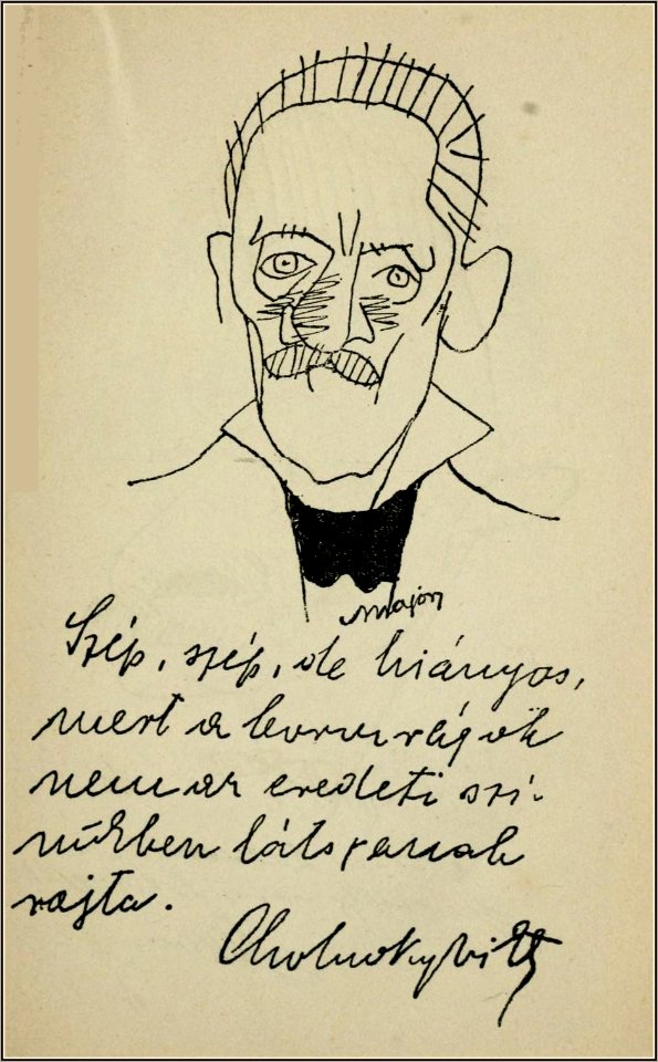 Cholnoky Viktor, 1913. Major Henrik rajza