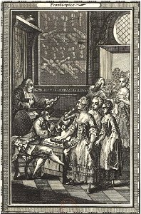 Chorier - L’Académie des dames, 1770, Frontispice