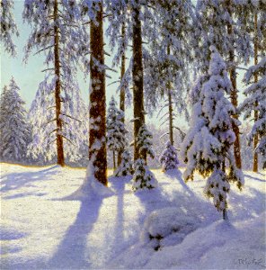 Иван Ф. Шульце - Зимний пейзаж 3