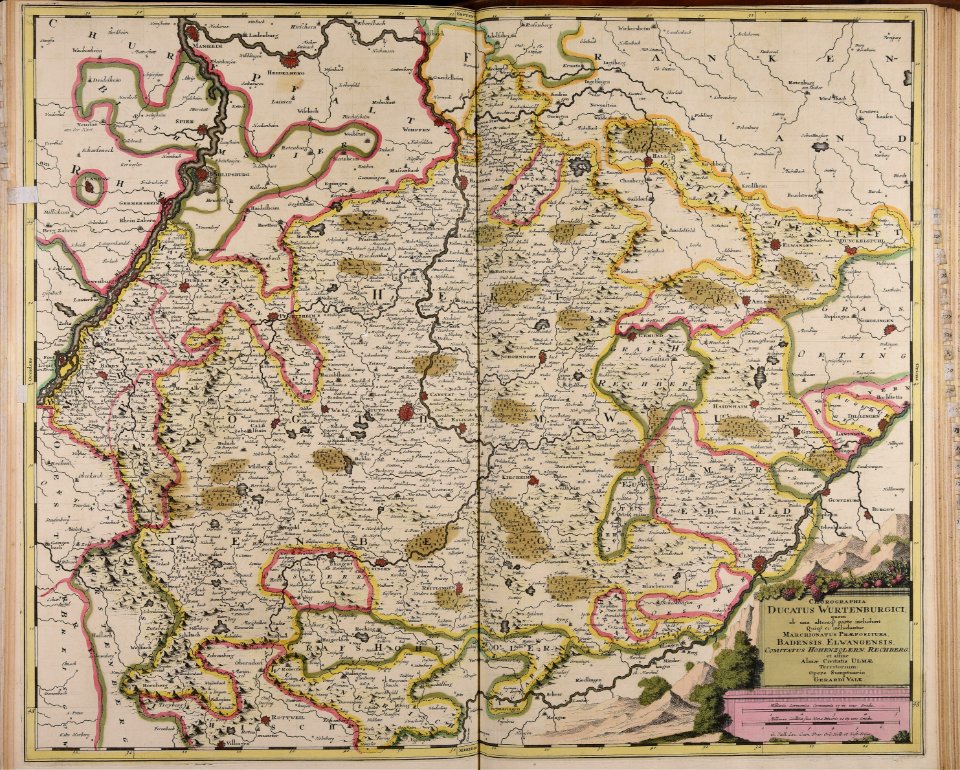 Chorographia ducatus Wurtenburgici - CBT 5877570