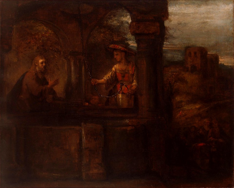 Christ and the Samaritan Woman, Rembrandt van Rijn, 1659, Hermitage, Saint Petersburg