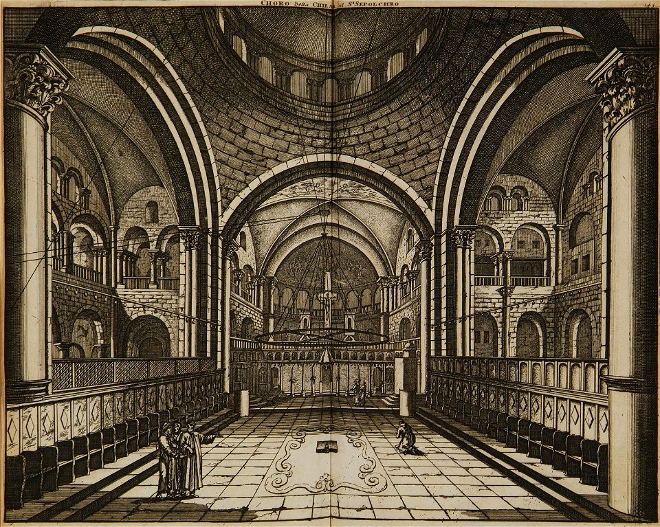 Choro della Chiesa del StSepolchro - Bruyn Cornelis De - 1714