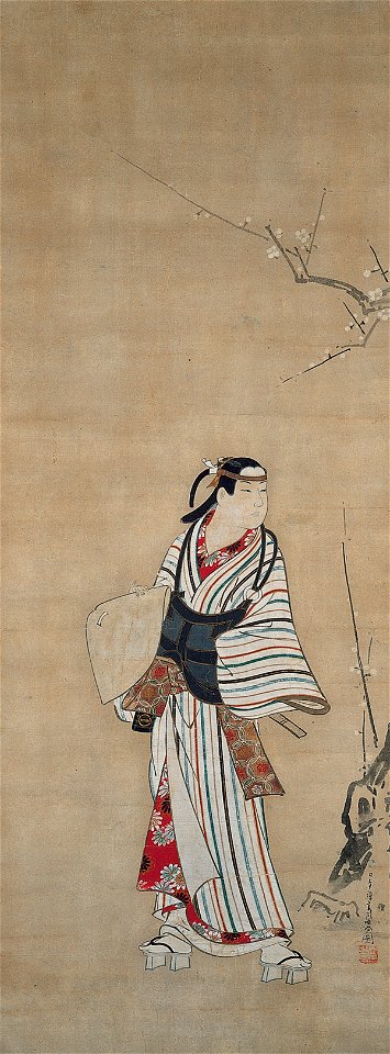 'A Young Dandy' by Miyagawa Choshun