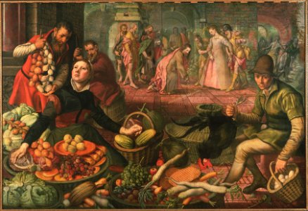 Christ and the Woman taken in Adultery (Pieter Aertsen) - Nationalmuseum - 19166