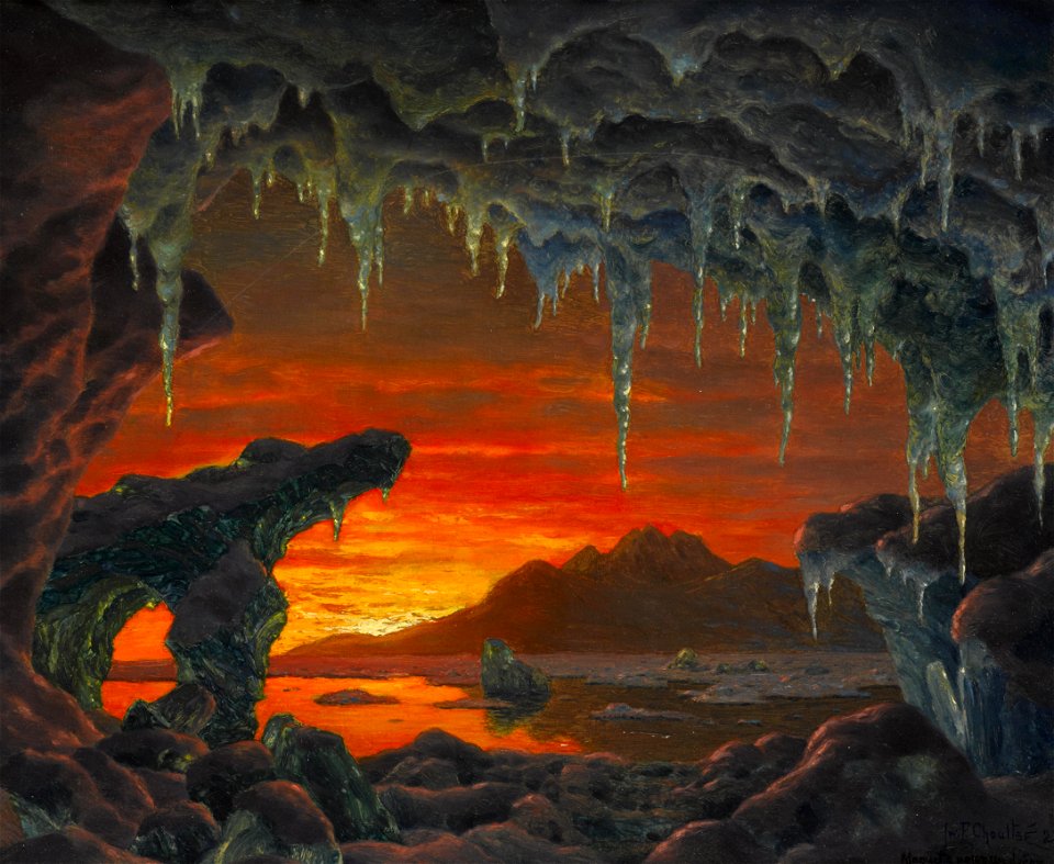 Ivan Fedorovich Choultsé - Maquette pour un Décor Grotte Arctique